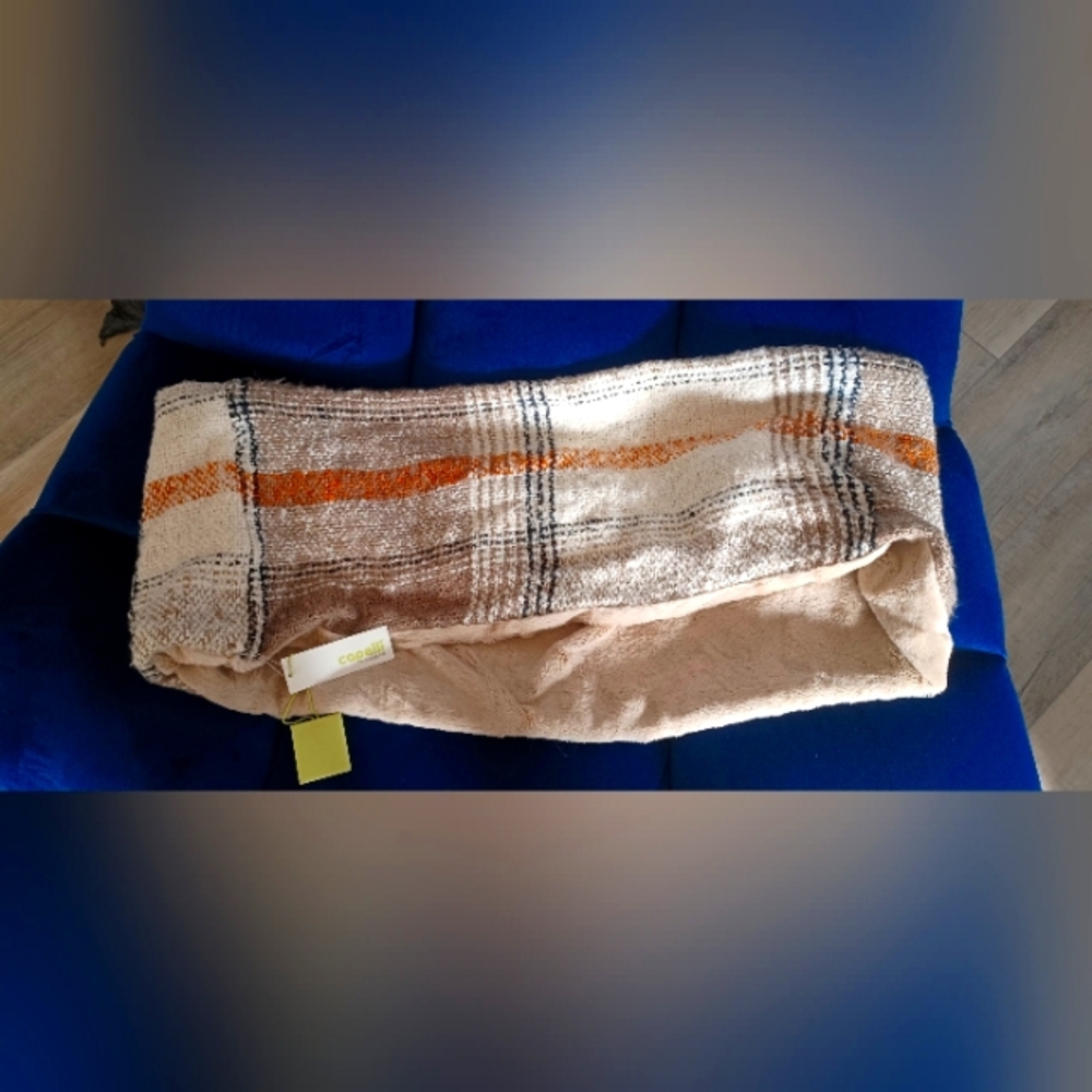 NWT Capelli New York Decorative Scarf Natural Combo Loop